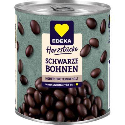 EDEKA Herzstücke Schwarze Bohnen 400G 