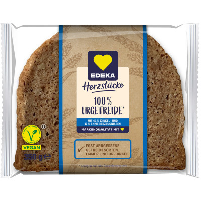 EDEKA Herzstücke Urgetreide Brot 350G 
