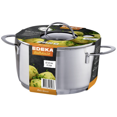 EDEKA zuhause Kochtopf Durchmesser 20cm 