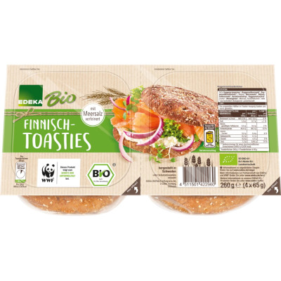 EDEKA Bio Finnisch Toasties 260G 