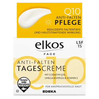 Elkos FACE Anti-Falten Tagescreme Q10 50ML 