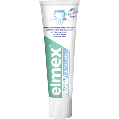Elmex Zahnpasta Sensitive Sanftes Weiss 75ML 