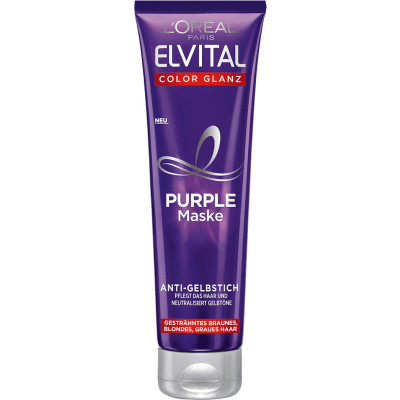 L'Oreal Elvital Color Glanz Purple Maske 150ML - Abverkauf 