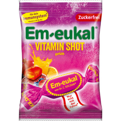 Em-eukal Vitamin-Shot gefüllt zuckerfrei 14ST 75G 