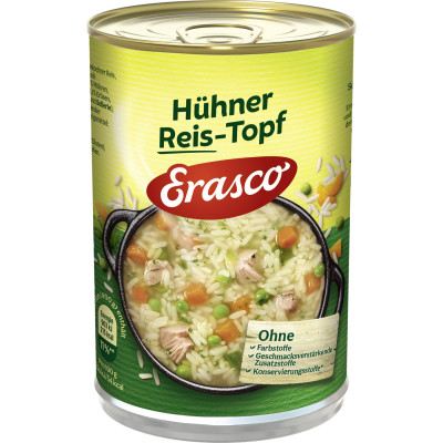 Erasco 1 Portion Hühner Reis-Topf 400G 