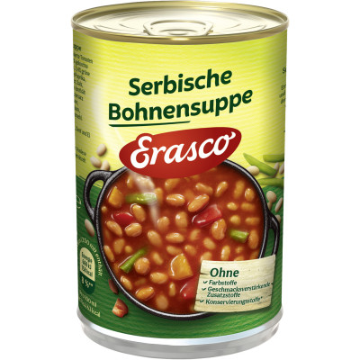 Erasco 1 Portion Serbischer Bohnen-Eintopf 400G 
