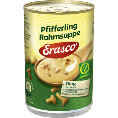 Erasco Pfifferling Rahmsuppe 390ML 