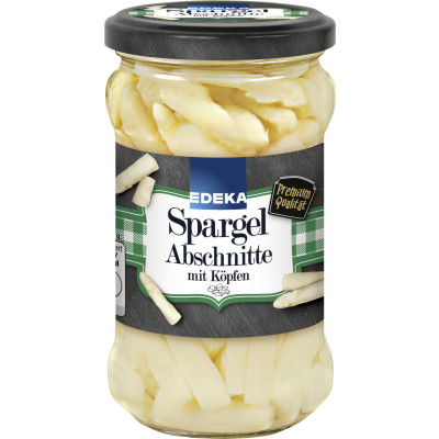 EDEKA Spargel Abschnitte mit Köpfen 280G 