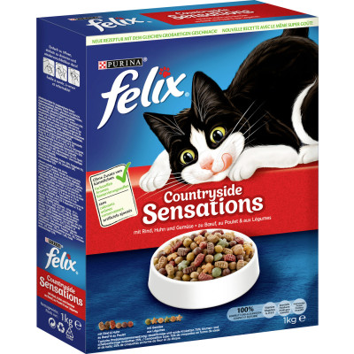 Felix Countryside Sensations mit Rind, Huhn und Gemüse 1KG