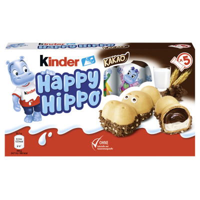 kinder Happy Hippo Kakao 103G 5ST 