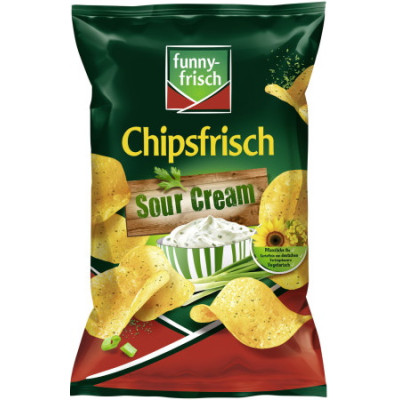 Funny-Frisch Chipsfrisch Sour Cream 150G 