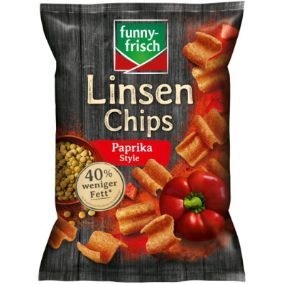Funny-Frisch Linsen Chips Paprika 90G 