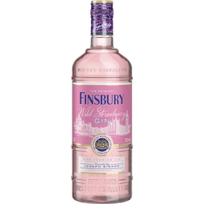 Finsbury Wild Strawberry Gin 0,7L - Etikett verschmutzt/beschädigt 