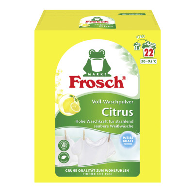 Frosch Voll-Waschpulver Citrus 1,45KG 22WL 