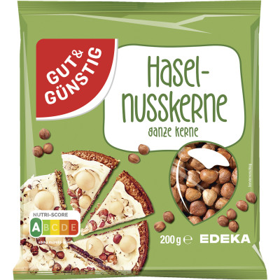 Gut & Günstig Haselnuss ganz 200G 