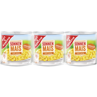 Gut & Günstig Sonnenmais 3ST 450G 
