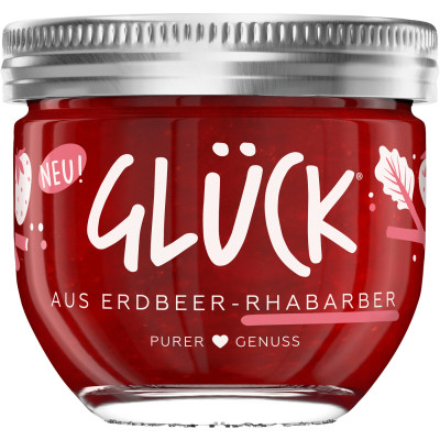 Glück Erdbeer-Rhabarber 230G 