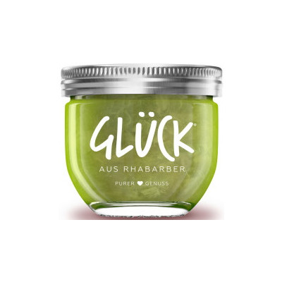 Glück Fruchtaufstich Rhabarber 230G 