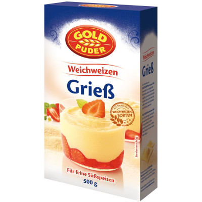 Goldpuder Weichweizen-Grieß 500G 