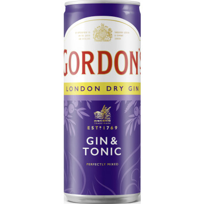Gordon's London Dry Gin & Tonic 0,25L 