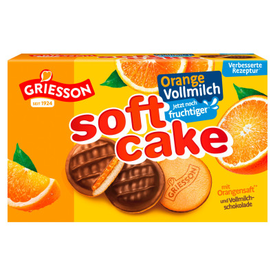 Griesson Soft Cake Orange Vollmilch 300G 