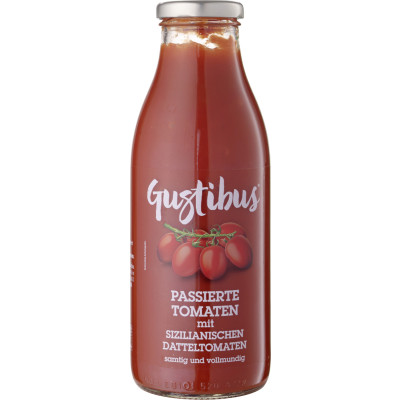 Gustibus Passierte Tomaten mit sizilianischen Datteltomaten 500G 