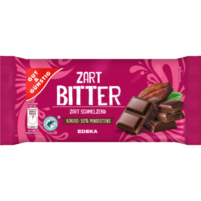 Gut & Günstig Zartbitter 100G 