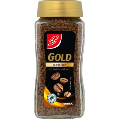 Gut & Günstig Instantkaffee Gold 100G 
