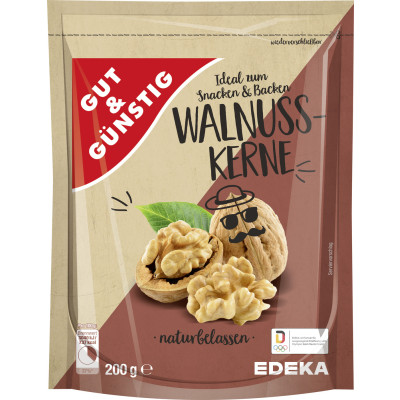 Gut & Günstig Walnusskerne 200G 