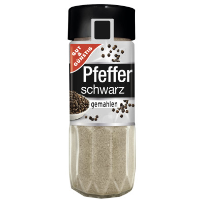 Gut & Günstig Pfeffer schwarz gemahlen 50G 
