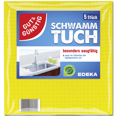 Gut & Günstig Schwammtuch 5ST 