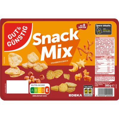 Gut & Günstig Snack Mix Salzgebäckmischung 300G 