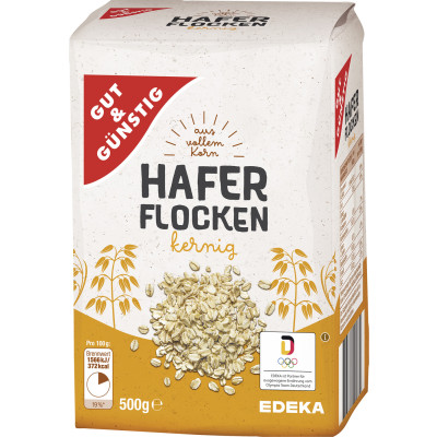 Gut & Günstig Haferflocken kernig 500G 