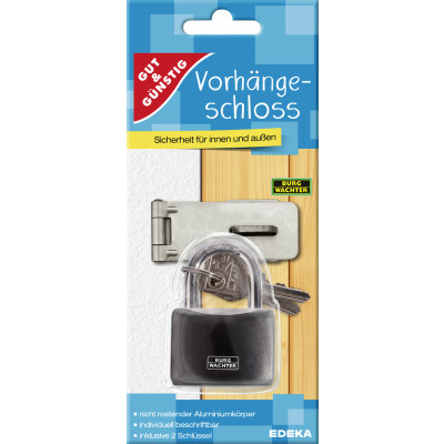 Gut & Günstig Vorhängeschloss 1ST 