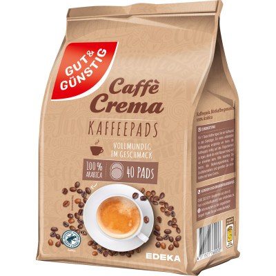 Gut & Günstig Kaffeepads Caffe Crema 40ST 280G 