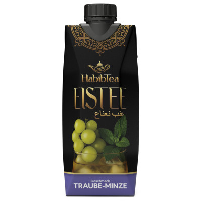 Habib Tea Traube Minze Eistee 0,5L 