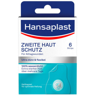 Hansaplast Zweite Haut Schutz Pflaster 6ST 