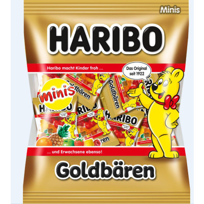 Haribo Goldbären Mini Einzelportionen 250G 20ST 