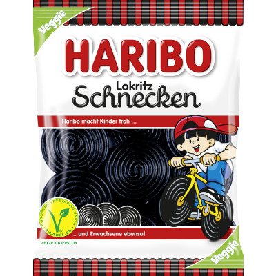 Haribo Lakritz Schnecken 175G 