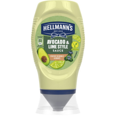 Hellmann's Avocado & Lime Style Sauce 250ML 