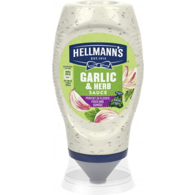 Hellmann's Garlic & Herb Sauce 250ML 