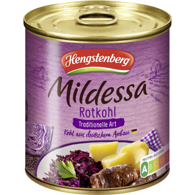 Hengstenberg Mildessa Rotkraut 300G 