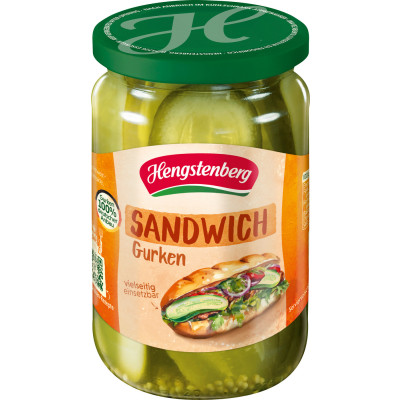 Hengstenberg Sandwich Gurken 330G 