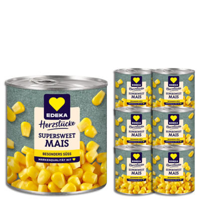EDEKA Herzstücke Supersweet Mais 6x330G 