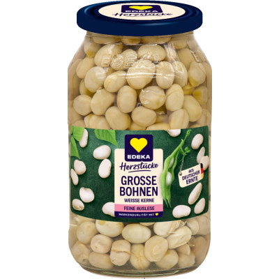 EDEKA Herzstücke Grosse Bohnen 530G 