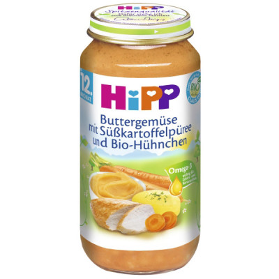 Hipp Bio Buttergemüse und Bio-Hühnchen ab 12. Monat 250G 