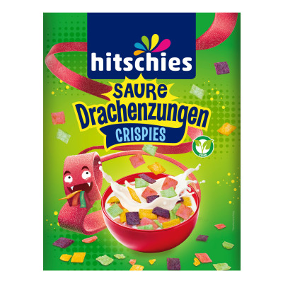 Hitschler Hitschies Saure Drachenzungen Crispies 270G 
