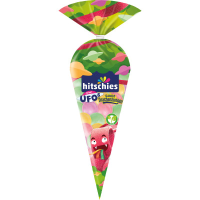 Hitschler Hitschies Brizzl Ufos Saure Drachenzungen 75G 