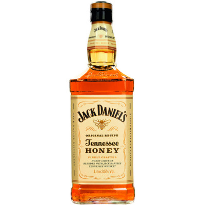 Jack Daniel´s Honey - Etikett verschmutzt/beschädigt 