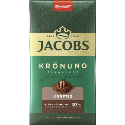 Jacobs Krönung Kaffee Kräftig gemahlen 500G 
